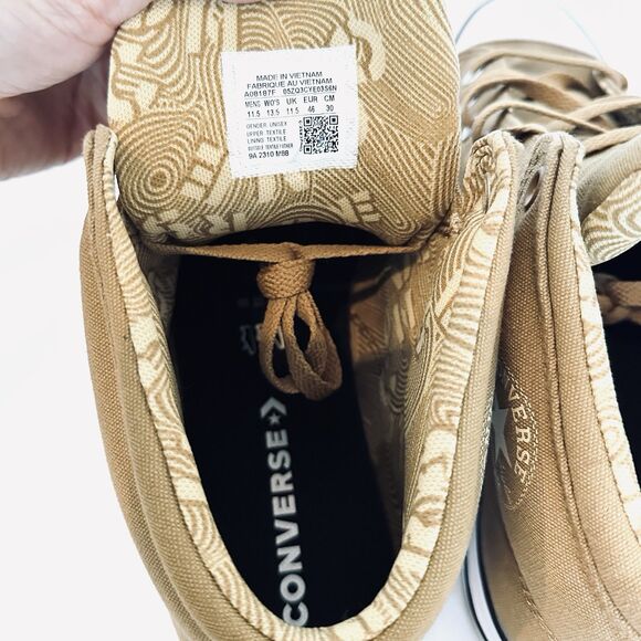 Converse Chuck Taylor All Star Malden Street Mid Trek Tan A08187F Mens Size 11.5 - Picture 7 of 10